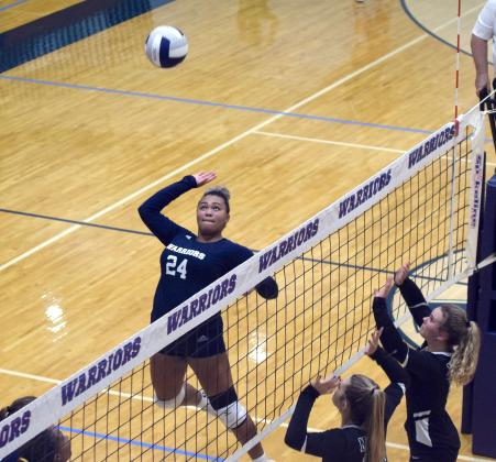 Dasha Cannon and the Lady Warriors will host and be the No. 1 seed in the 7-AAA tournament in October. (Photo/Mark Turner)