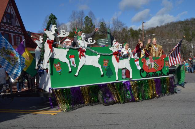 Helen Christmas parade file photo.