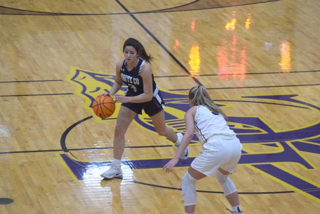 Caitlyn Gailey had a pair of 3-pointers in White County's win over No. 1 Lumpkin County.