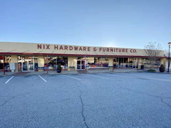 Bradley Greene and Charlie Thomas have been with Nix Hardware &amp; Furniture Company for four decades. (Photo/Stephanie Hill)
