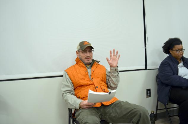 Ward Gann, owner of Clyde’s Table &amp; Tavern, spoke to the Cleveland City Council at its Feb. 1 meeting about concerns he had with the amendments. (Photo/Stephanie Hill)
