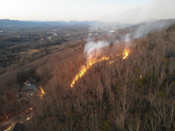 Photo courtesy White County Batt Chief, Drone Operations