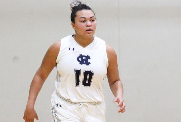 Dasha Cannon and the Lady Warriors take on Lumpkin County in a game to decide the region race Friday night in Cleveland. (Photos/Staci Sulhoff)