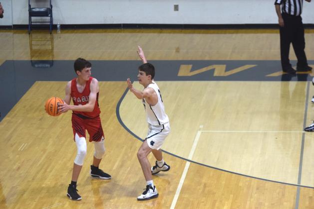Noah Futch paced the Warriors' effort in the win over West Hall, scoring 15 points.