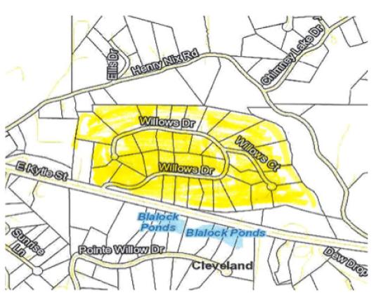 A boil water notice has been issued for City of Cleveland water customers at The Willows Subdivision (at U.S. 115 East). The notice affects Willows Drive and Willows Court.