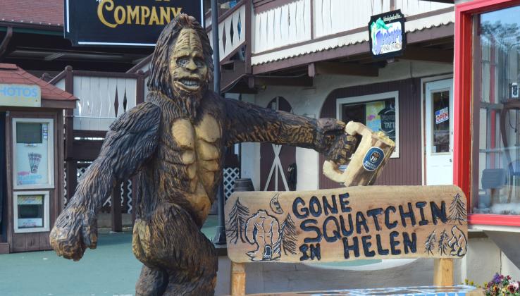 The Bigfoot in question in Helen. (Photo/Stephanie Hill)
