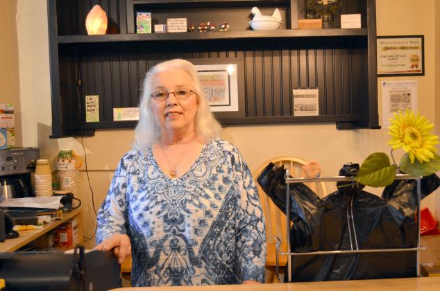 Debra Ridings, owner of Low Carb Market always has a smile for customers. (Photo/Stephanie Hill)