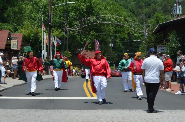 Even with sunny skies, Saturday in Helen was brightened by the annual Shriners parade through downtown. The June 12 procession through downtown featured a crowd-pleasing showcase of motor vehicles, costumes and good-natured antics. (Photos/Stephanie Hill)