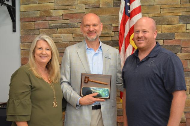 Todd Marks was named Citizen of the Year and received the Chairman's Award. (Photo/Stephanie Hill)