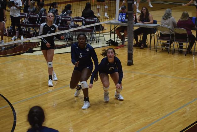 Rusty Dye, left, and Linsey Burke will both be key players in the Lady Warriors' lineup this fall. (Photo/Mark Turner)