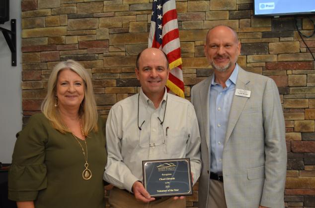 Chuck Edwards received the Volunteer of the Year award. (Photo/Stephanie Hill)
