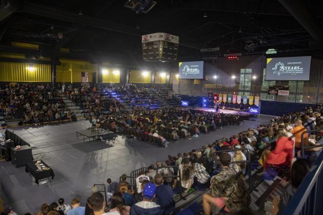 TMU’s celebrated its milestone year during its first chapel service of the year on Aug. 17. (Photos courtesy TMU)
