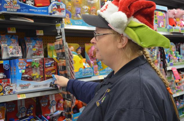 Heidi Groce shopping during the White Christmas event. (File photo)