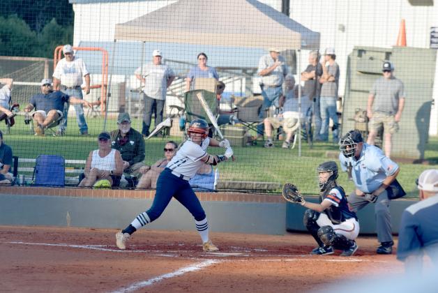 Senior Liana O'Kelly has been swinging a hot bat in the middle of the Lady Warriors' lineup. (Photo/Mark Turner)