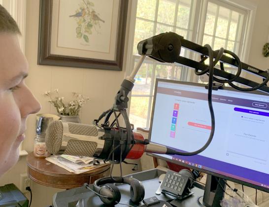 Jackson Harris began his podcast, The Jackson Harris Show, in August. (Submitted photo)
