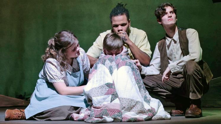 Shown from left are Georgia Thomas, Sebastian Wiley, Kenyada Sims and Ashton Dove. (Photo/Ashley Blair)