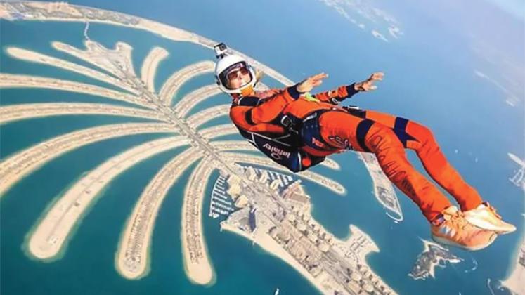 Nicole Smith-Ludvik says skydiving changed her perception of life. In 2012, she became the youngest person to skydive in all 50 states. (Photo courtesy David Ludvik)