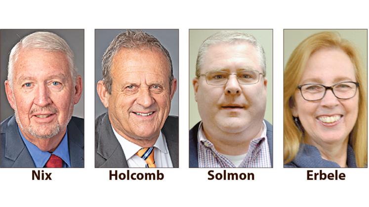 Four seats up for election between county commission, board of education