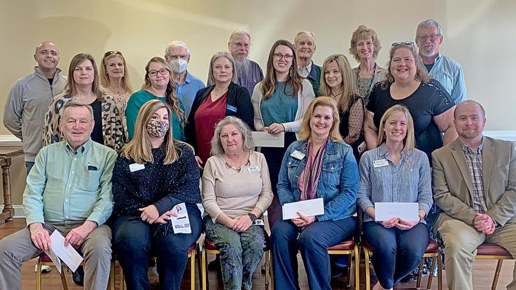 The United Way of White County board members and fundraising committee members were on hand to present $75,000 in funds to 14 organizations that provide services to White County resident. (Photo courtesy Dean Dyer)