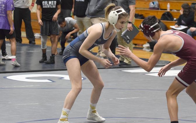 Ollie Weiland, along with Ella Weiland and Kenzie Addis will compete in the girl's area tournament. (Photo/Mark Turner)