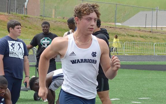 Cam Wilson qualified for the state meet in both spring events during the sectional.