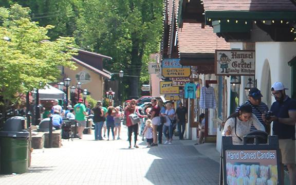 Summer tourism is expected to be strong with people taking day trips to attractions, like the city of Helen. (file photo)