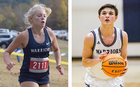 Five WCHS athletes, including Nealeigh Broadwell, left, and Jadon Yeh are part of the 2023 BLITZ Hall of Fame class. (Photos/Mark Turner and Staci Sulhoff)