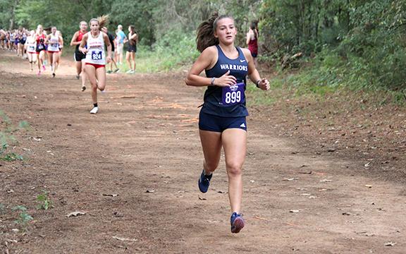 Emma Windham led the way for the Lady Warriors.