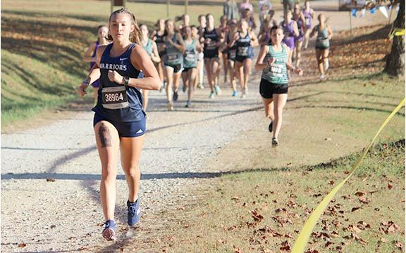 White County's Emma Windham finished fourth in the girl's race. (Photo/Mark Turner)