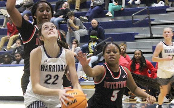 Kylie Watkins, above, and the Lady Warriors are 8-0 heading into the region opener. (Photo/Mark Turner)