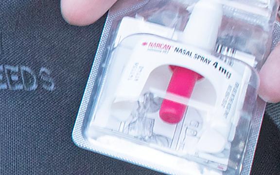 Law enforcement is all too used to administering Narcan when an individual overdoses. (Photo/Noah Johnson)