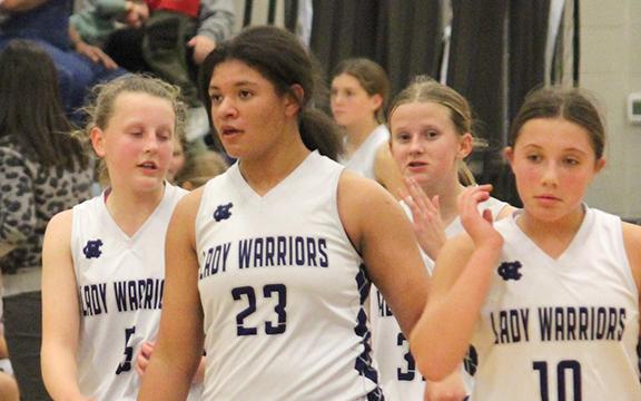 Naomi Nicely had a team-high 11 points in the team's semifinal win over Fannin County.