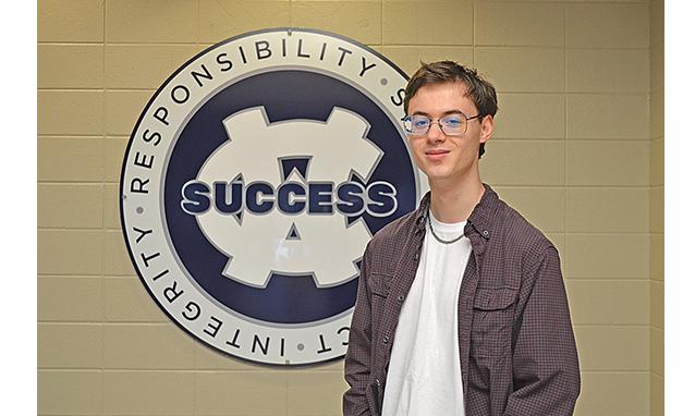 Aiden Sharp is the STAR Student for the Class of 2024. (Photo/Samantha Sinclair)