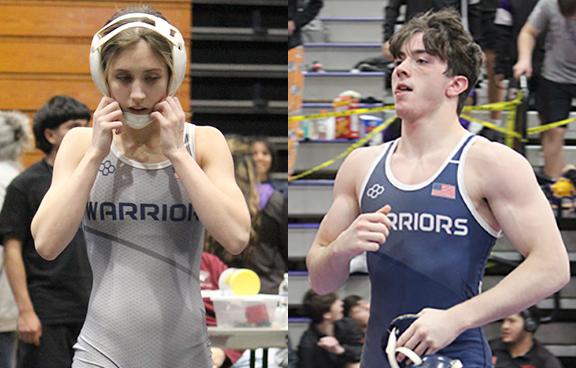 Ollie Weiland is the first WCHS female wrestler to win two consecutive state titles. Chrisitan Keheley won the 157-pound state title and finished the season with a 35-3 record. (Photos/Mark Turner)