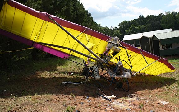 The aircraft involved in the crash was a Quicksilver Sport 2S aircraft, a type of open-air glider. (Photo/Eric Tiongson)
