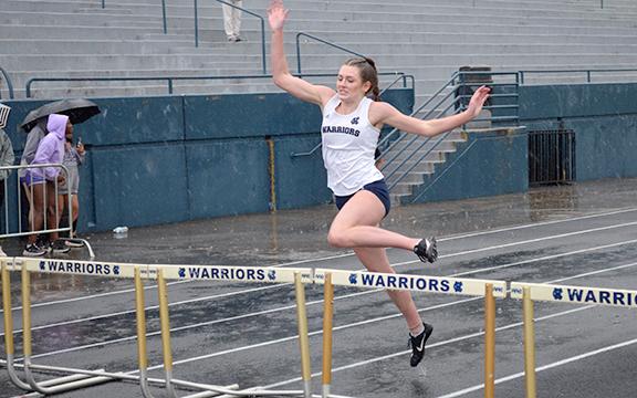 Mark Turner’s photo of Ella Blair jumping a hurdle won third place for Sports Photograph. (Photo/Mark Turner)