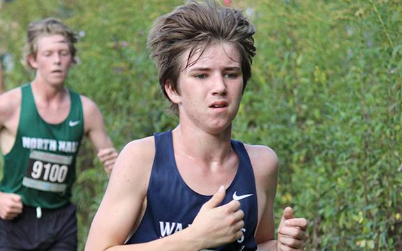 WCHS senior Aiden Pickett was one of a large group of local runners in this year's event.  (Photo/Mark Turner)