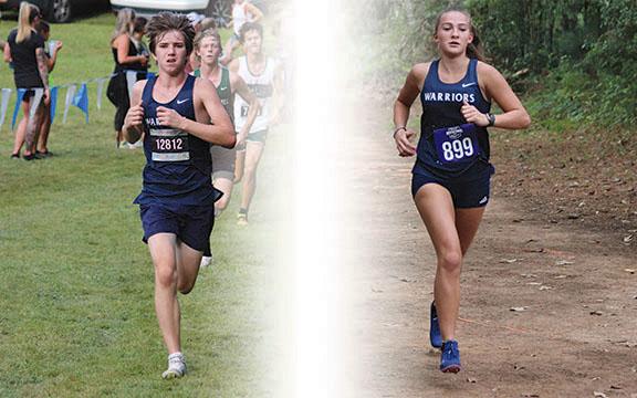 Adien Pickett put in more than 500 miles of training this summer to prepare for the season. Emma Windham posted a Top 10 finish last year at the Class AAA state meet. (Photos/Mark Turner)