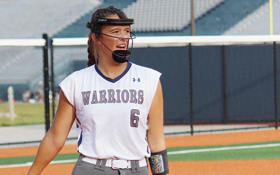Hailey Ramey tossed a complete game in the 6-AAA win over Lumpkin County. (Photo/Mark Turner)