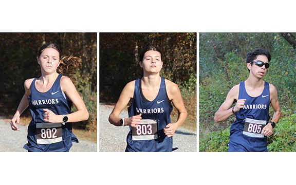 Sisters Carly, left, and Julie Black both finished in the Top 5 at the Class AAA Sectional 2 meet last weekend at Unicoi State Park. Alex Brannon was WCHS' top finisher in the boy's sectional race. (Photos/Mark Turner)