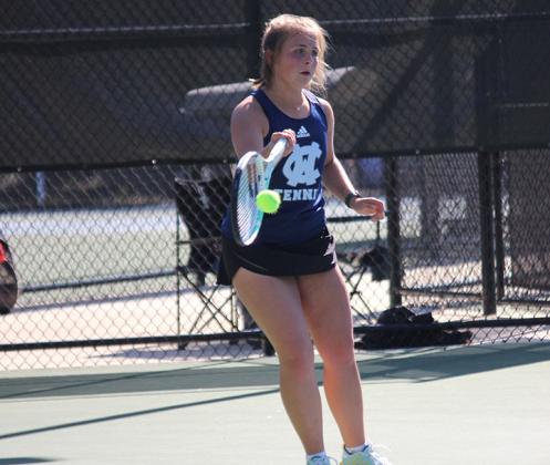 Maggie Anglin and the Lady Warriors' tennis team is looking to make another state run.