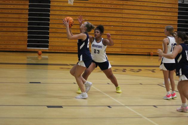 The Lady Warriors are back in action, preparing for next season. (Photo/Mark Turner)