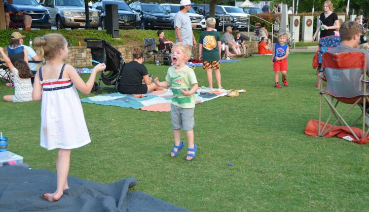 It was fun for all ages at Freedom Park.
