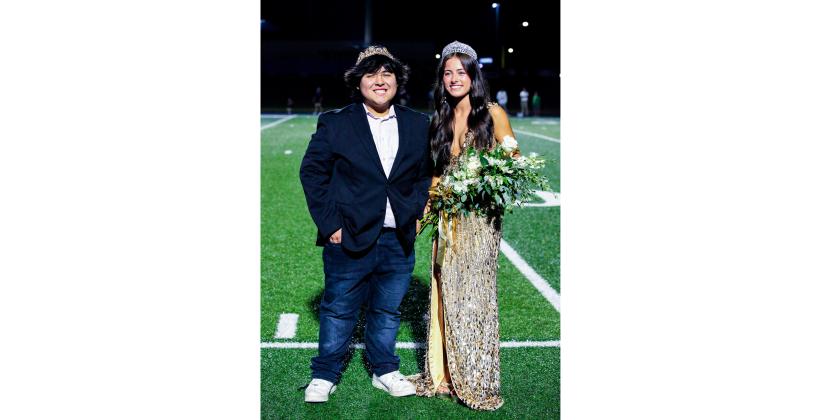 WCHS Homecoming King and Queen: The White County High School Homecoming King Levi Barnett, left, and the Homecoming Queen is Shalyn Vandiver. STACI SULFOFF /WCN