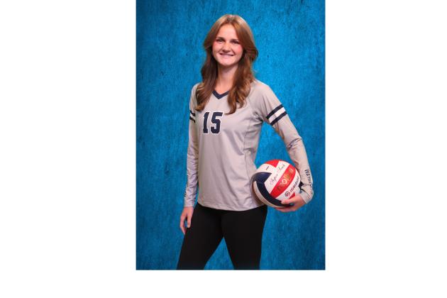Caroline Tatum was honored during Senior Night during the home tri-match. STACI SULHOFF /WCN
