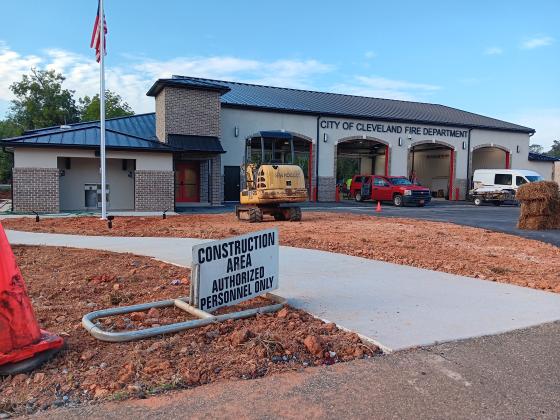 Cleveland’s new fire station will soon be open. ERIN ETRIS/WCN
