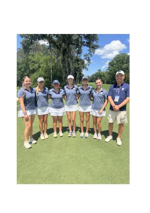 The White County High School girl's golf team.