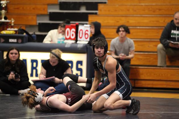 Hunter Smith, a 2025 state runner-up, will be a key part of the Warriors' lineup as they chase the Region 6-AAA title Saturday in Cleveland. JENNIFER KING/SPECIAL