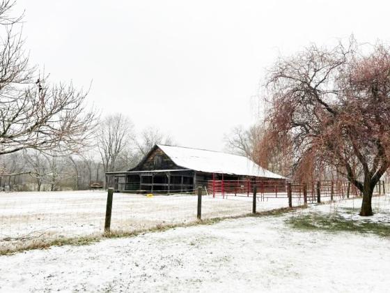 Kori Roddy got a great angle on this barn in rural White County.