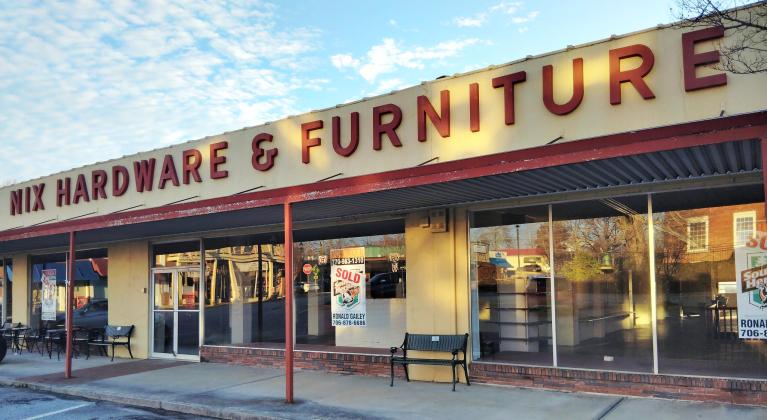 The Nix Hardware &amp; Furniture Store on the square in downtown Cleveland has new owners. The property closed on Feb. 13. DENISE ETHERIDGE/WCN